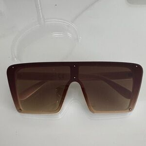Stylish Brown and White Sunglasses